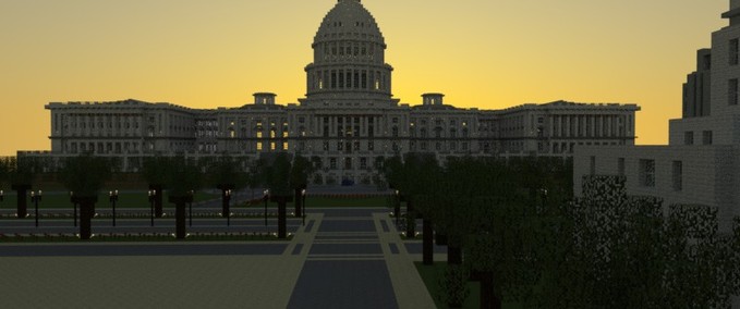 Maps The United States Capitol Minecraft mod