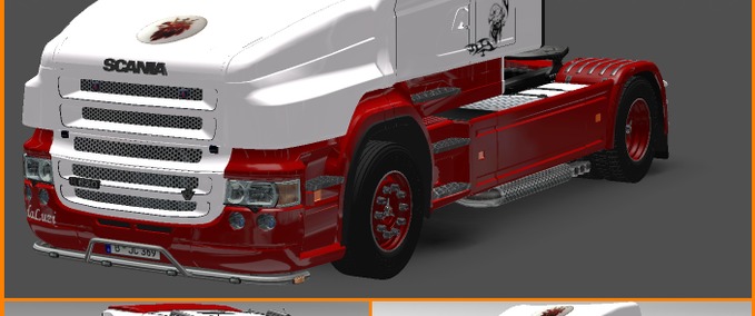 Trucks Scania T Modell  Skin  Eurotruck Simulator mod