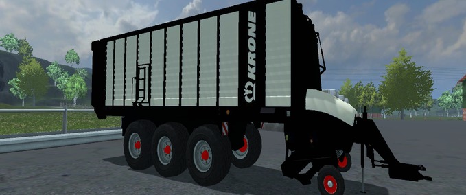 Ladewagen Krone ZX550 Black Edition Landwirtschafts Simulator mod