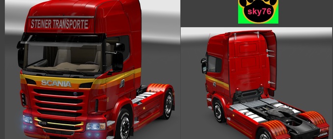 Trucks Scania Steiner Transporte Eurotruck Simulator mod