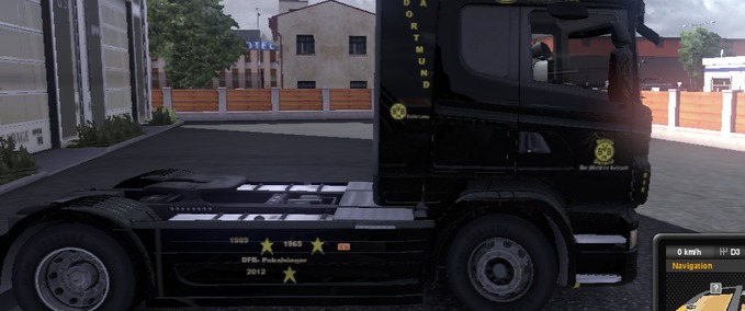 Trucks Scania Skin Dortmund Eurotruck Simulator mod