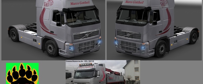 Trucks VOLVO Marco Gottheil Eurotruck Simulator mod