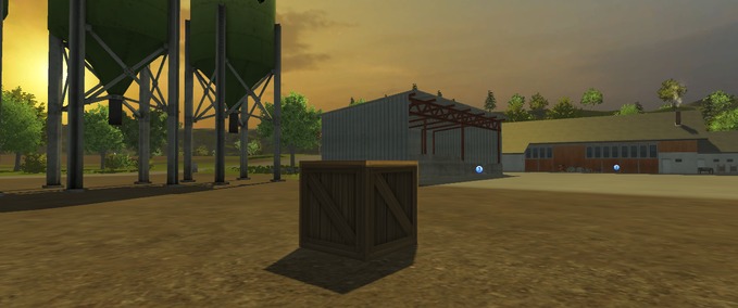 Platzierbare Objekte Kiste Landwirtschafts Simulator mod