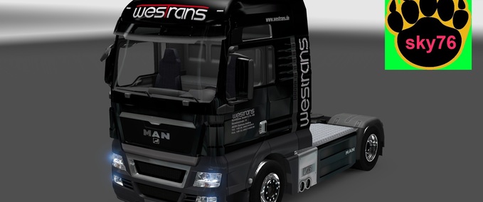 Trucks Westrans MAN Eurotruck Simulator mod