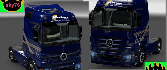 Trucks Spedition Terfort MB Eurotruck Simulator mod