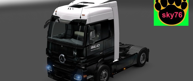 Trucks  Mercedes Actros SLC Eurotruck Simulator mod