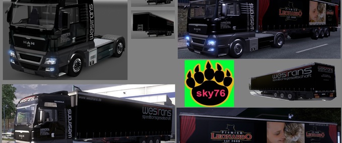 Trucks Westrans pack Eurotruck Simulator mod