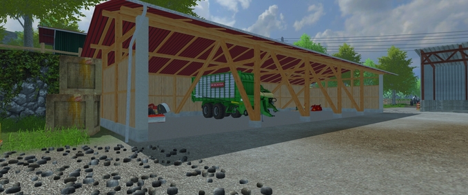 Gebäude Offene Maschinenhalle  Landwirtschafts Simulator mod