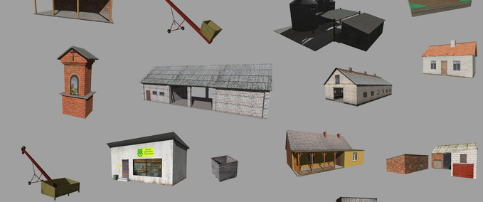 Gebäude Old models Landwirtschafts Simulator mod