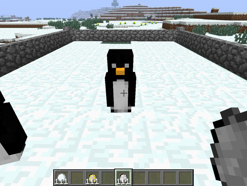 fish feed and grow flying penguin mod