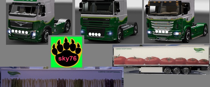 Trucks Dijco B V TheGreenery Pack Eurotruck Simulator mod