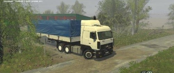 MAN  MAZ 6440 09  trailer Landwirtschafts Simulator mod