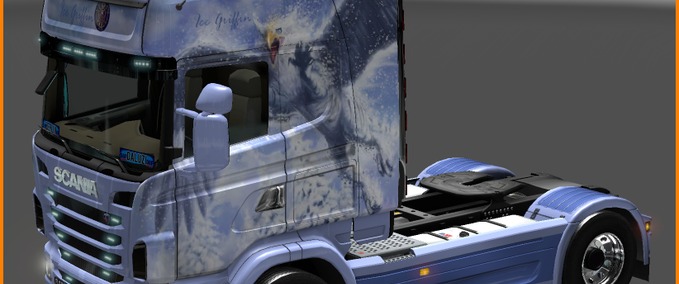 Trucks Scania Ice Griffin  Eurotruck Simulator mod
