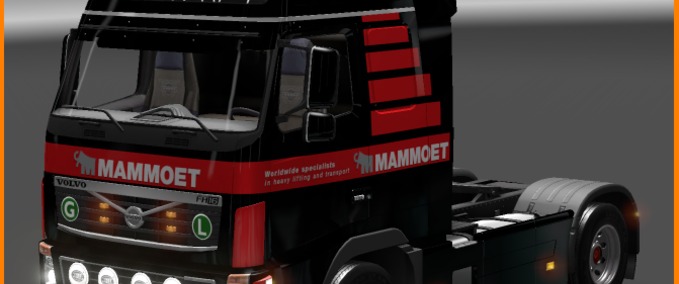 Trucks Volvo Skin Mammoet Eurotruck Simulator mod