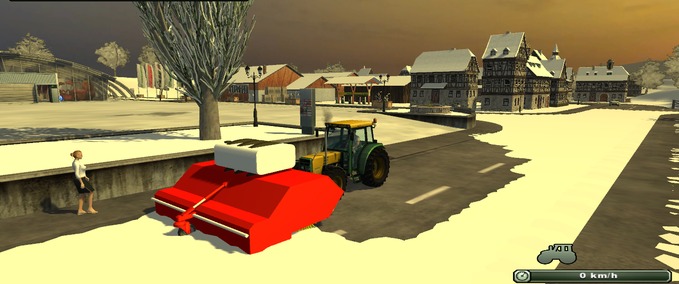 Sonstige Anbaugeräte Kehrmaschine Wintermod Landwirtschafts Simulator mod