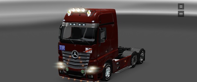 Skins Mercedes Benz Actros MP 4  Eurotruck Simulator mod