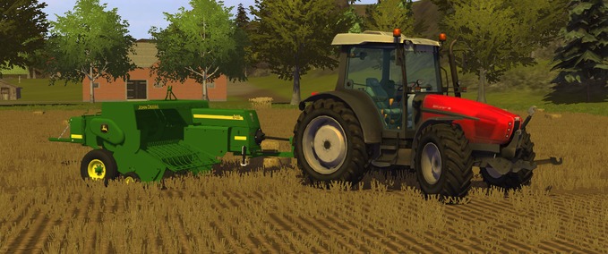 Pressen John Deere 348 Landwirtschafts Simulator mod