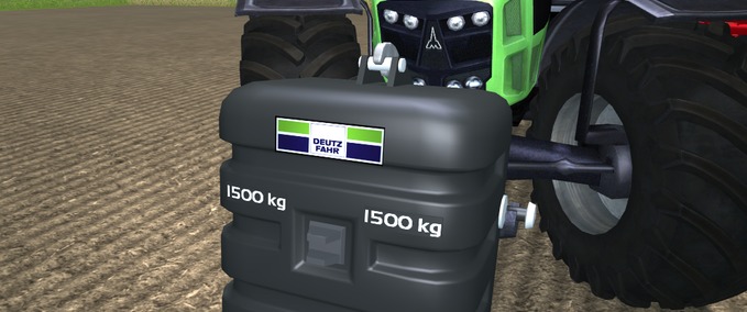 Gewichte Deutz Fahr Gewicht Landwirtschafts Simulator mod