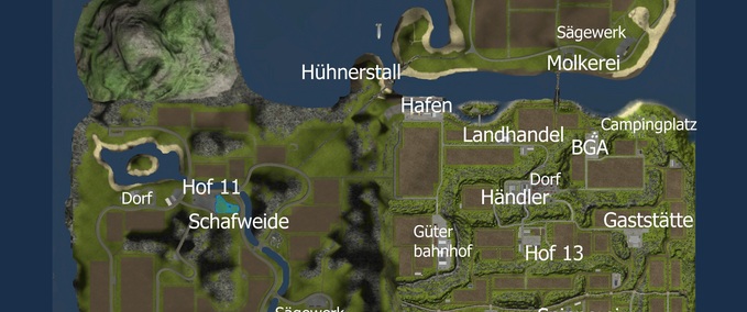 4fach Maps CONTINENTALDRIFT Landwirtschafts Simulator mod