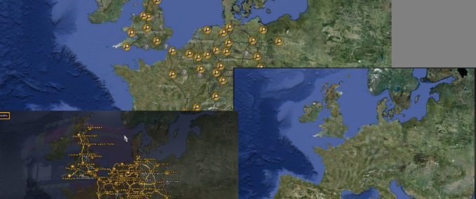 Mods Neue Karte  Eurotruck Simulator mod