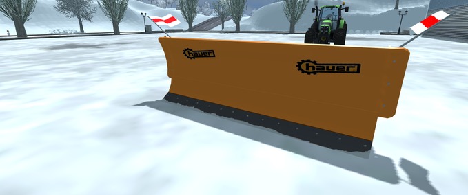 Sonstige Anbaugeräte Hauer Schneeschild Schneepflug Landwirtschafts Simulator mod