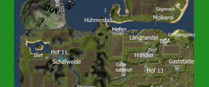4fach Maps CONTINENTALDRIFT Landwirtschafts Simulator mod