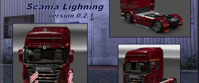 Scania Scania Happy Lightning Eurotruck Simulator mod