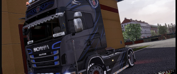 Skins Faster L1ne Skin Eurotruck Simulator mod