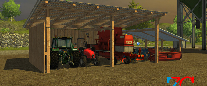 Platzierbare Objekte Garage Landwirtschafts Simulator mod