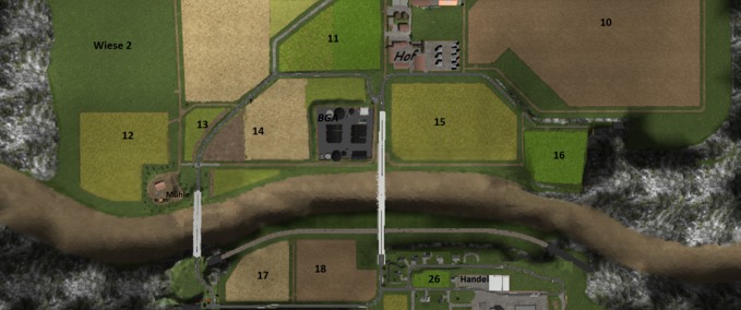 Maps Giesensdorf am Flussufer Landwirtschafts Simulator mod