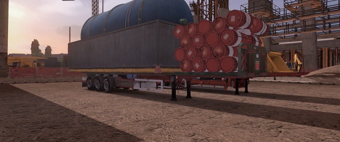 Large Cylinder trailer Mod Image