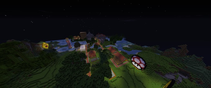Maps Dörfchen zum weiterbauen  Minecraft mod