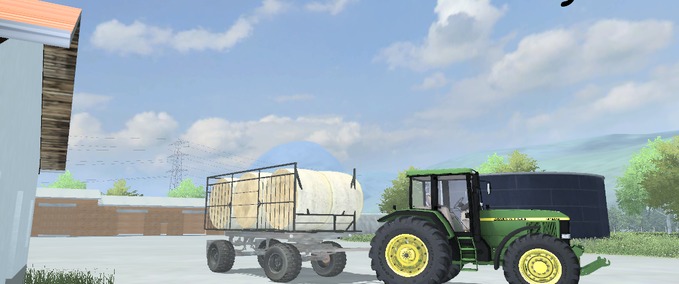 Ballentransport HW80 Ballenwagen Landwirtschafts Simulator mod