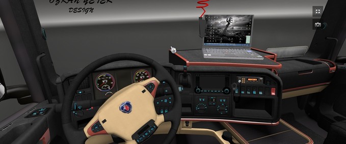 Interieurs Scania Luxuxinnenraum   Eurotruck Simulator mod