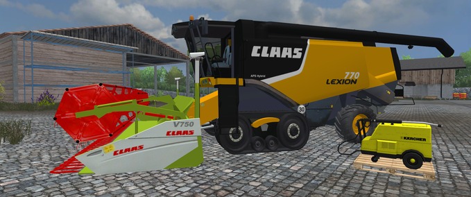 Claas Schneidwerks Pack  Mod Image