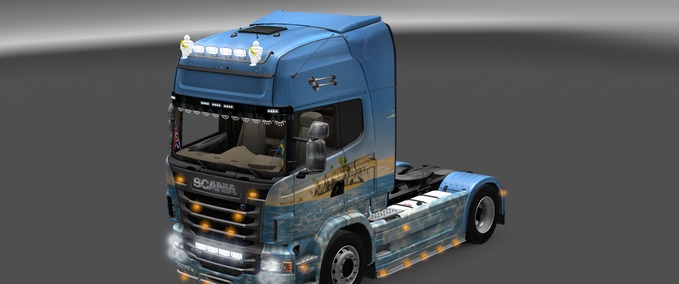 Scania Scania Paradise Showtruck Eurotruck Simulator mod