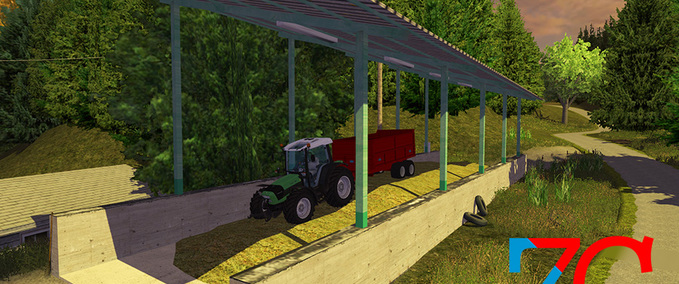 Gebäude mit Funktion Silage Silo Landwirtschafts Simulator mod