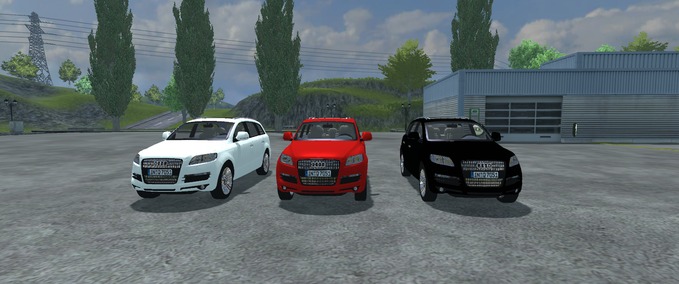 PKWs Audi Q7 Zivil Pack Landwirtschafts Simulator mod