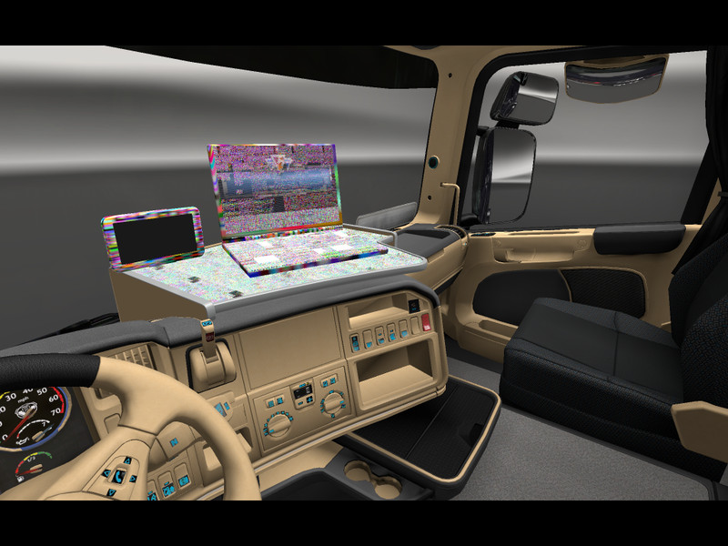 ets2: Scania Luxuxinnenraum v 1.0 Display Zubehör Interieurs Mod für  Eurotruck Simulator 2