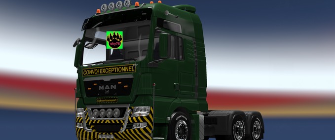 MAN MAN Schwertransport 3 Farben  wählbar Eurotruck Simulator mod