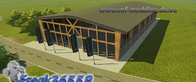Gebäude Mod Showroom / Reithalle / Händlerhalle Landwirtschafts Simulator mod