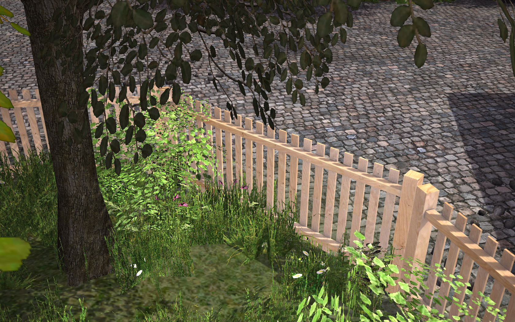 Wooden fence - Thumbnail 1