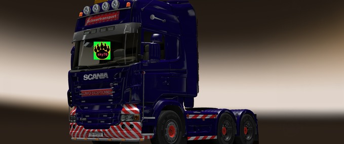 Scania Scania Schwertransport 3 Farben wählbar Eurotruck Simulator mod