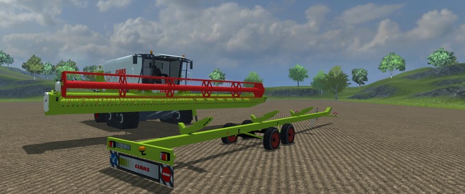 Sonstige Anhänger Biso Schneidwerkswagen  im Claas Skin Landwirtschafts Simulator mod