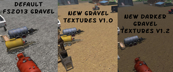 Texturen New Darker Gravel Textures Landwirtschafts Simulator mod