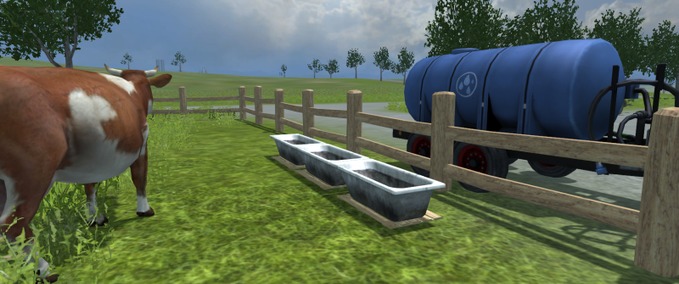 Platzierbare Objekte Wasserbadewannen für die Kühe Landwirtschafts Simulator mod
