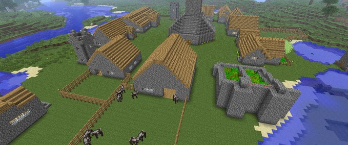 Maps CREEPSTER  Village Minecraft mod