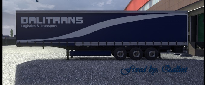Skins Dalitrans trailer skin Eurotruck Simulator mod
