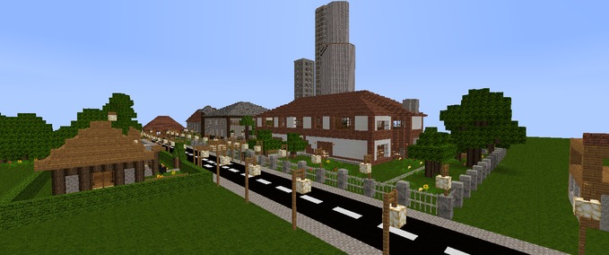 Maps Villages Minecraft mod