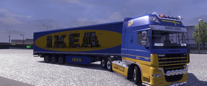 DAF Skin for Daf, trailer IKEA Eurotruck Simulator mod